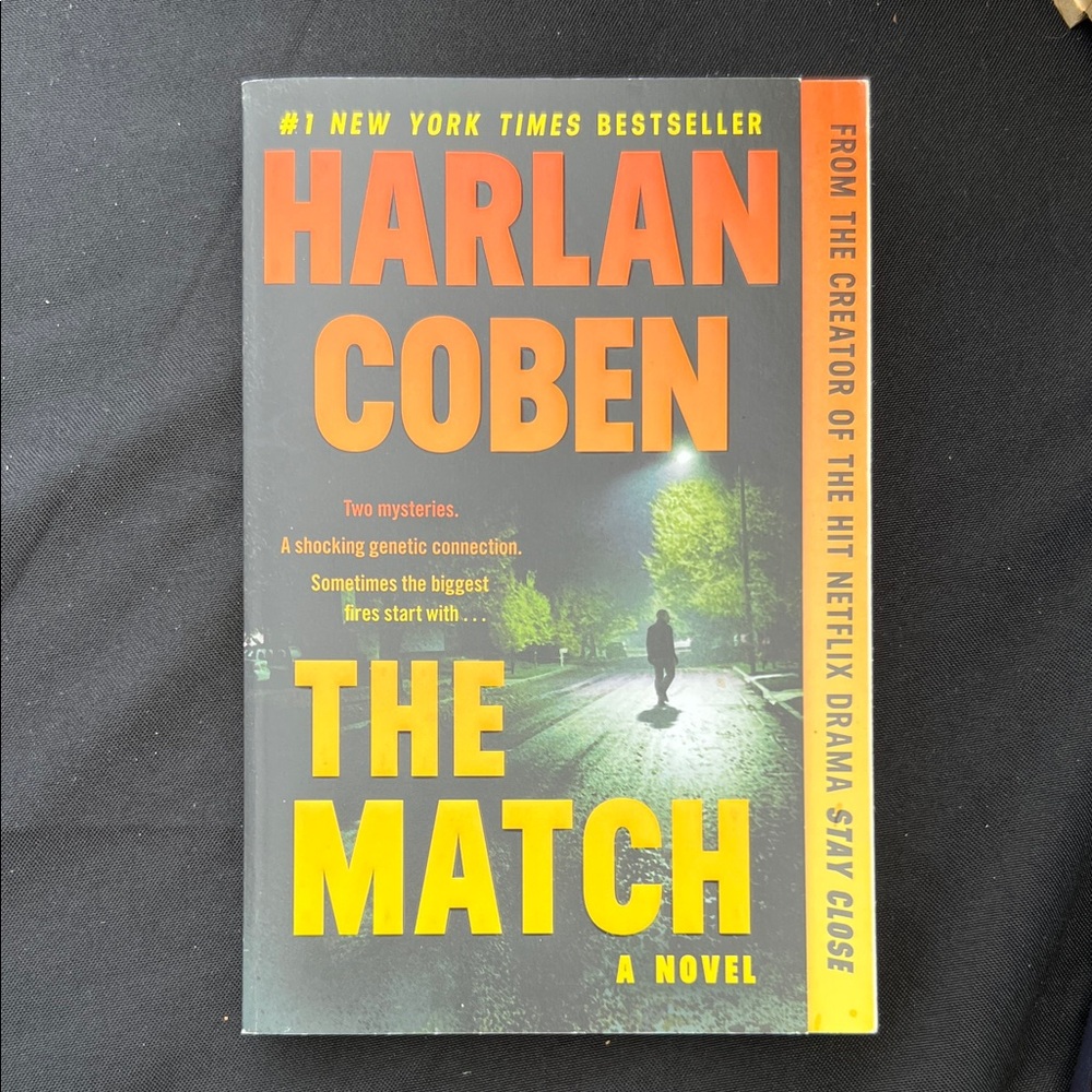 'The Match' Novel - Black and Orange Cover